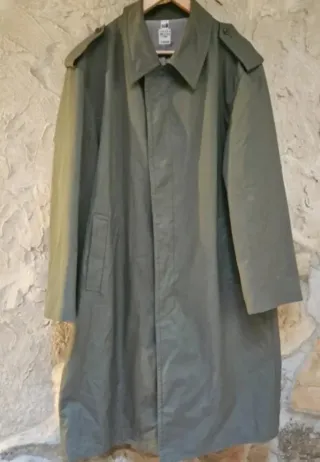 Gabardina militar vintage Ejército Francés 1990