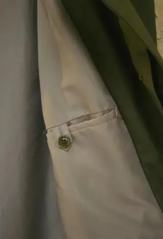 Gabardina militar vintage Ejército Francés 1990