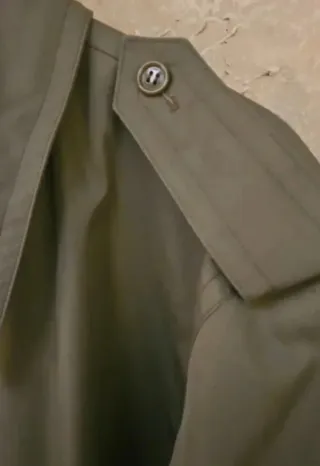 Gabardina militar vintage Ejército Francés 1990