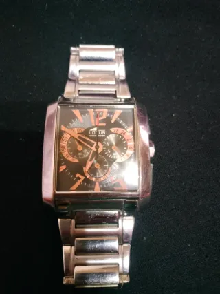 Orologio Lotus Cronografo Uomo Nero/Argento