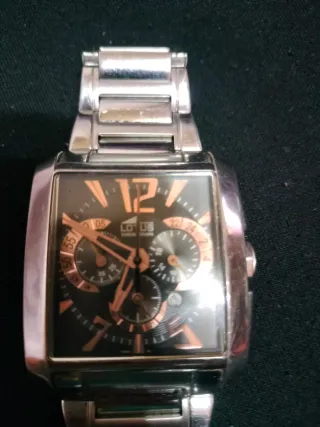 Orologio Lotus Cronografo Uomo Nero/Argento