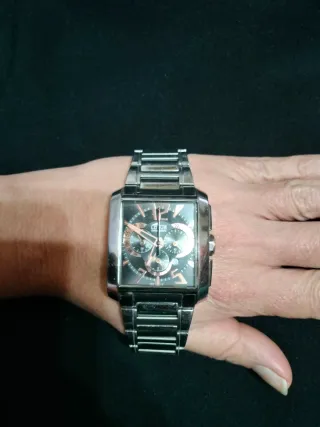 Orologio Lotus Cronografo Uomo Nero/Argento