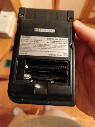 Nintendo Game Boy Pocket Negra