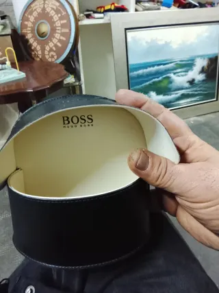 Funda gafas BOSS Hugo Boss negra nueva
