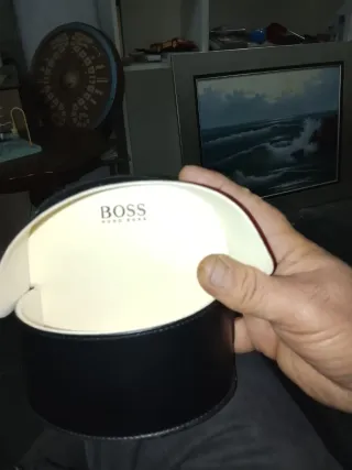 Funda gafas BOSS Hugo Boss negra nueva