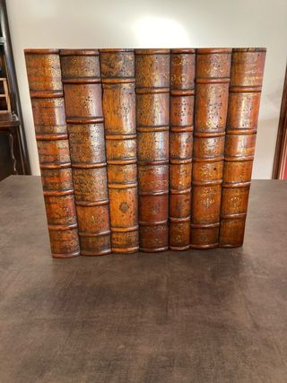 Libri decorativi in legno