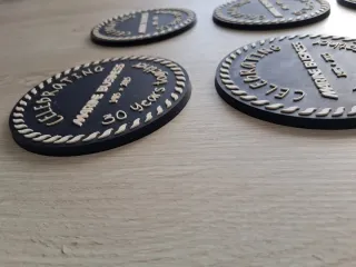 Set 6 Sottobicchieri Marine Business Silicone