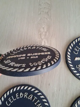 Set 6 Sottobicchieri Marine Business Silicone