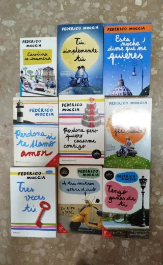 9 libros Federico Moccia