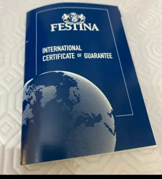 Reloj Festina Cronógrafo Azul y Plateado