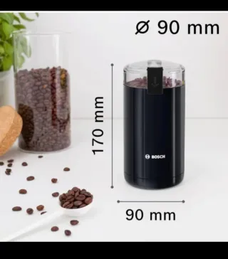 Molinillo Café Eléctrico Bosch 180W Negro