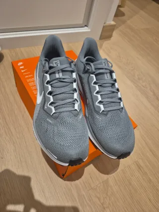 Zapatillas Nike Grises y Blancas