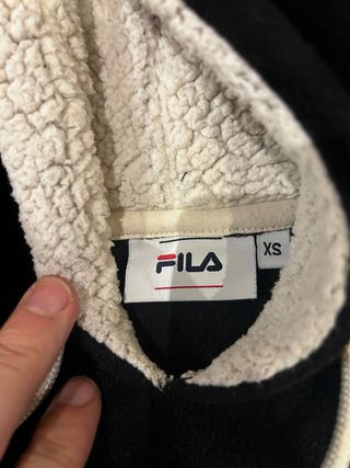 Forro polar Fila niña negro