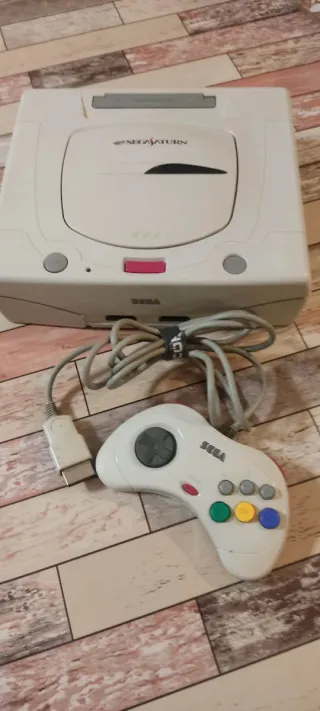 Sega Saturn Blanca Japonesa