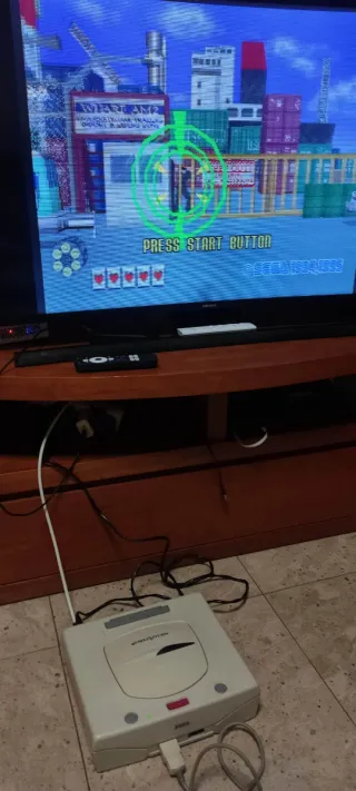 Sega Saturn Blanca Japonesa