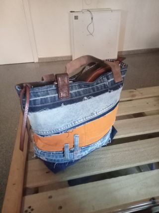 Bolso vaquero hecho a mano