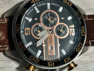 Orologio Cronografo Fossil Nero e Oro