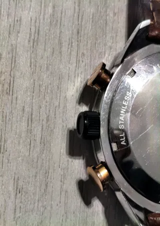 Orologio Cronografo Fossil Nero e Oro