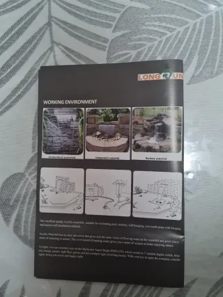 Cascada de colores con mando bañeras,yacusis