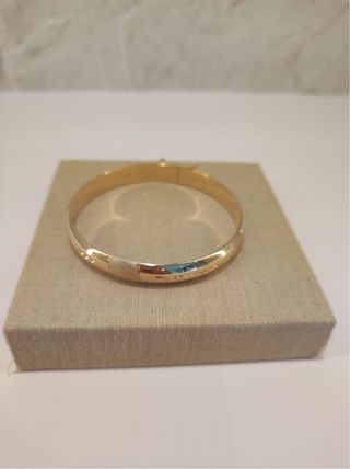 Pulsera caña niña oro 18 kl