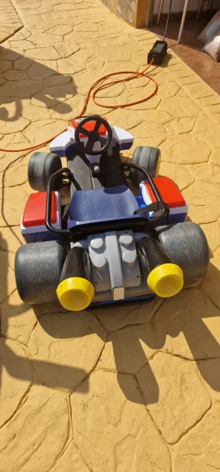 Kart Eléctrico Infantil Mario Kart a tamaño real