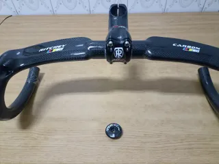 Lote nuevo Carbono ritchey wcs manillar y potencia