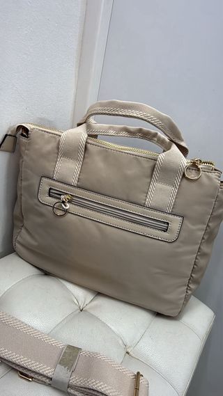Bolso Beige Acolchado