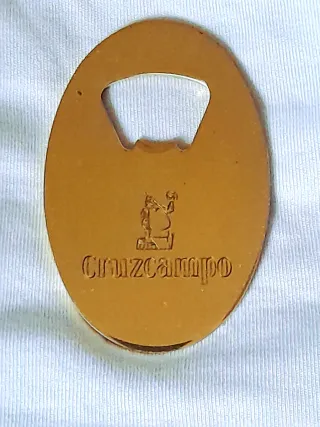 Abrebotellas Cruzcampo Dorado Metal