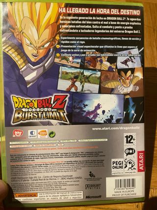 Dragon Ball Z Burst Limit Xbox 360
