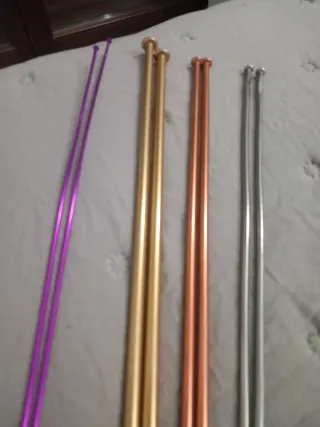 Set 5 paia uncinetti varie misure