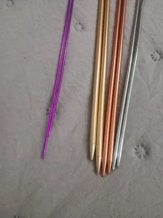 Set 5 paia uncinetti varie misure