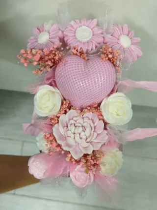 Ramo di candele decorative con illuminazione