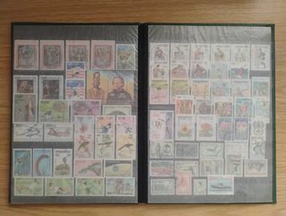 Clasificador sellos 8 hojas Sudeste Asiático