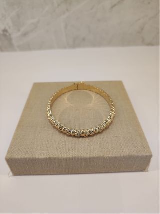 Pulsera rígida oro 18k niña