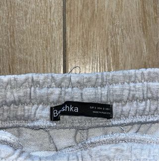 Pantaloni tuta Bershka donna grigi taglia S