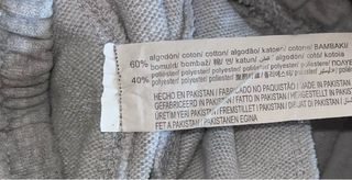 Pantaloni tuta Bershka donna grigi taglia S