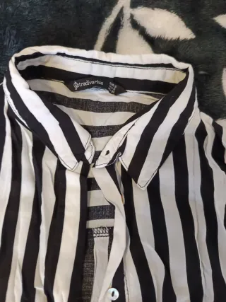 Camisa Stradivarius Rayas Talla M