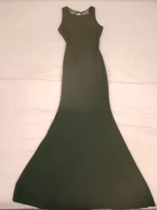 Vestido largo verde elegante