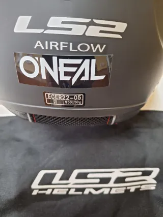 Casco Moto LS2 Abierto Negro