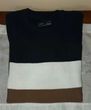 Jersey Angelica Studio Hombre Negro y Marrón