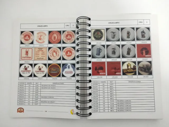 Catálogo de Posavasos de Cerveza de España