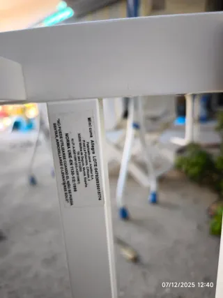 Minicuna colecho Allegra Blanca