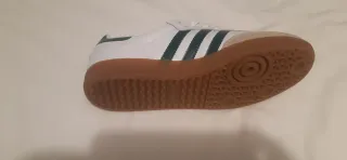 Zapatillas Adidas Samba Mujer Blancas y Verdes