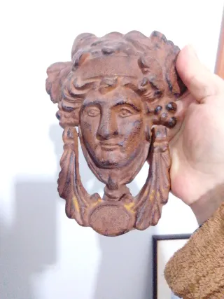 Aldaba antigua victoriana siglo XIX