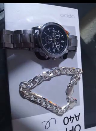 Set da uomo: Orologio e braccialetto - Scatola inclusa