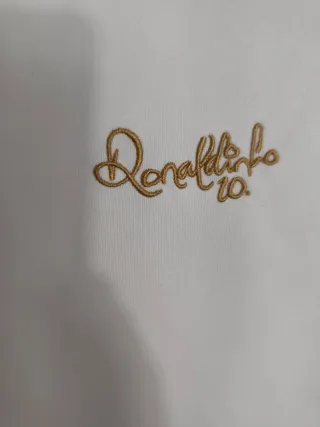 Camiseta sin mangas Nike XL Roja Blanca Ronaldinho