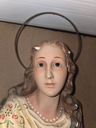 Antigua Virgen de Pared Talleres de Olot