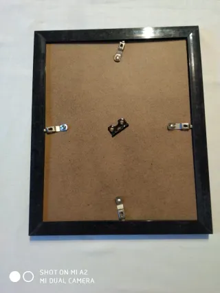 Marco fotos 20x25cm Panel de Madera borde plástico