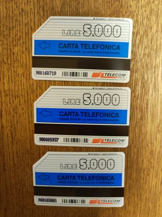 Schede telefoniche "Moulinex"