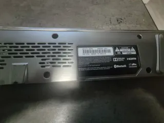 Barra de Sonido LG Negra/Plateada